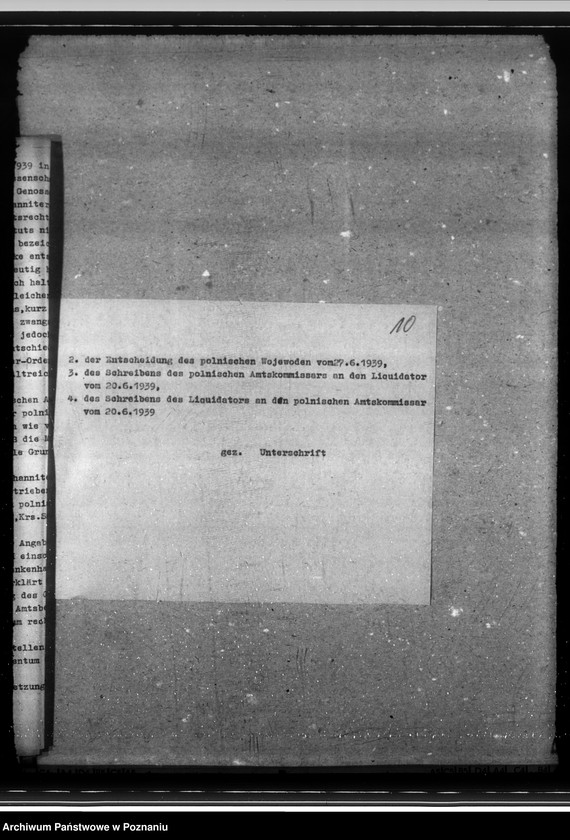 Obraz 14 z jednostki "Finanzsachen des Kreises Mogilno. Ehemaliger Johanniter Krankenhaus in Pakosch. Leistungen der Kreise an die Partei"