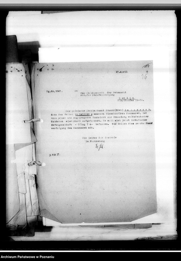 Obraz 20 z jednostki "Ankiety personalne miejscowych Niemców, którzy zginęli w 1939 roku G - N"