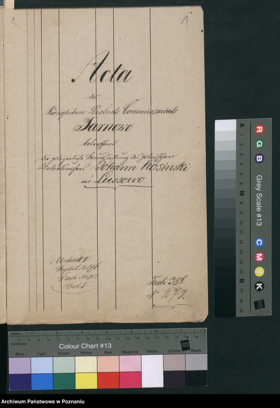 Obraz 4 z jednostki "A. betr. Johann Kosinski alias Grudowicz"