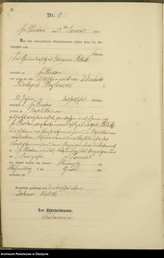 image.from.unit.number "Sterbe-Haupt-Register Nr 1 - 50"