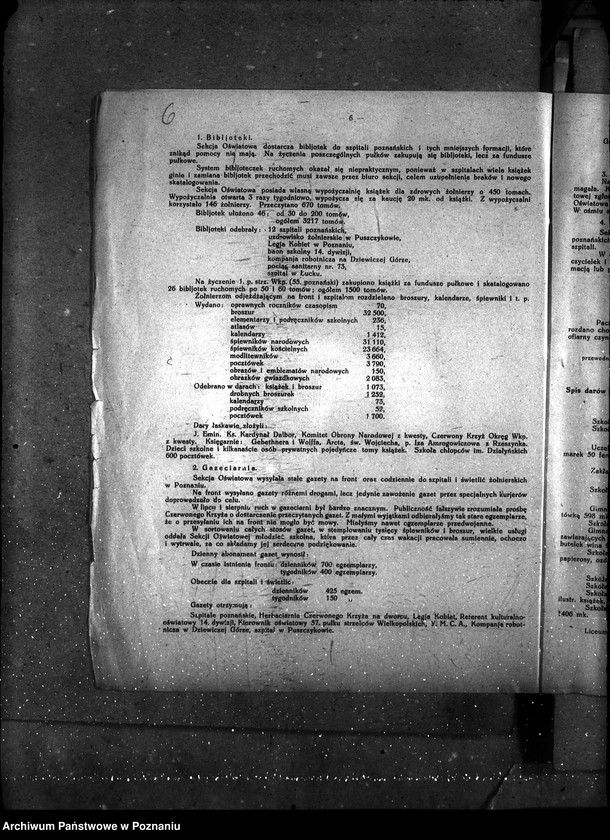 Obraz 10 z jednostki "Sprawy gospodarcze-ogólne Sprawozdania miesięczne działalności dep."