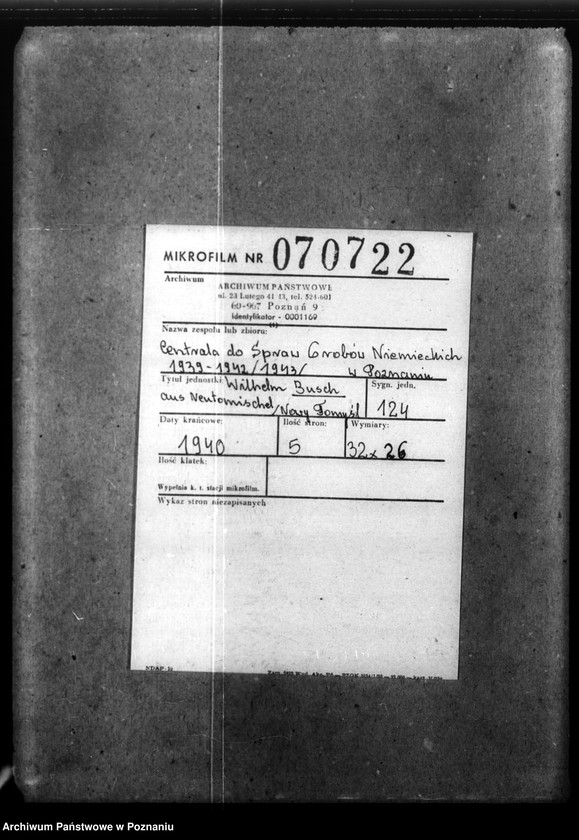 Obraz 2 z jednostki "Wilhelm Busch aus Neutomischel (Nowy Tomyśl)"