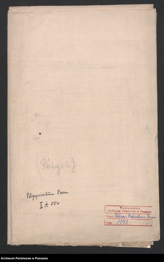 Obraz 2 z jednostki "A. betr. Oberst Różycki und Leopold von Różycki, Stud. med."