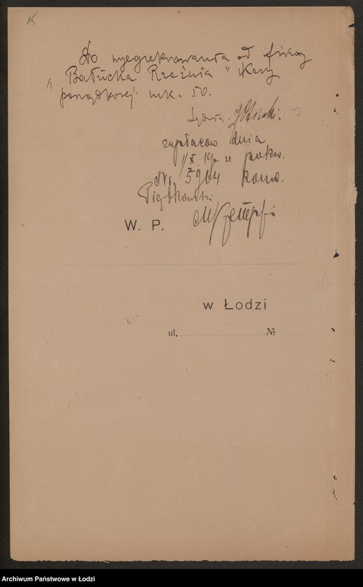 Obraz 17 z jednostki "Czajkowski, Makiewicz, Zibert i S-ka- rzeźnia"