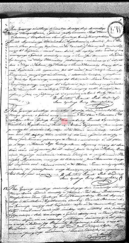 image.from.unit.number "Akta Urodzonych Gminy Krasnopolskiey R-ku 1822. Powiat Seyneński Województwa Augstowskiego."