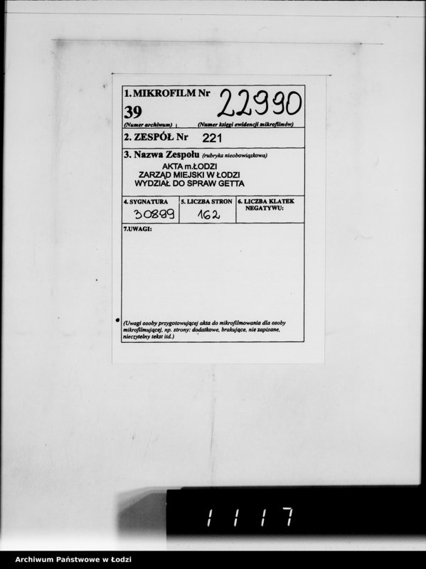 Obraz 2 z jednostki "Warenverwertung. Lager 91. [Aufträge] 5750-5800"