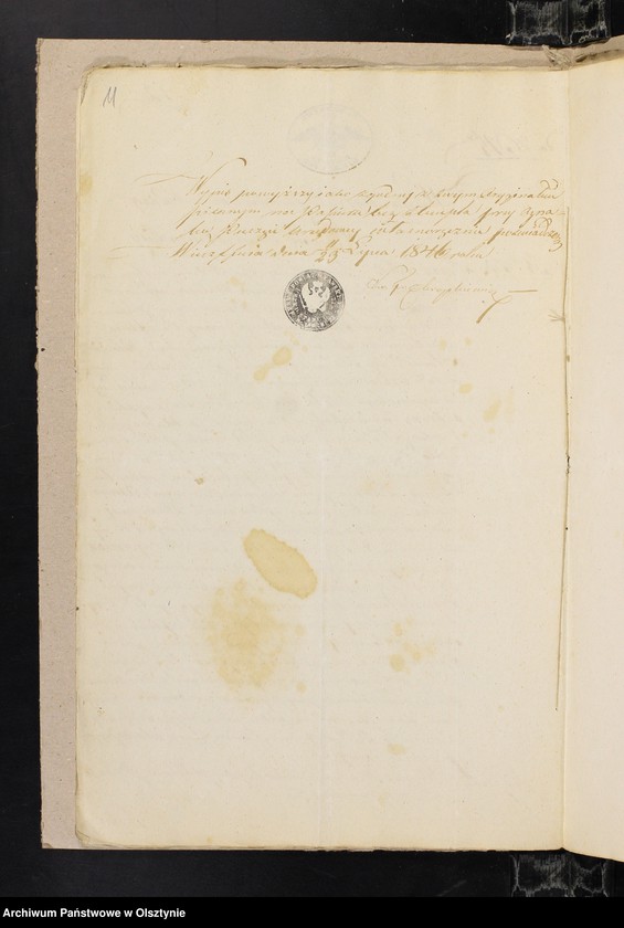 image.from.unit.number "Annexa z Parafij Janowieckieyz r[oku] 1846"